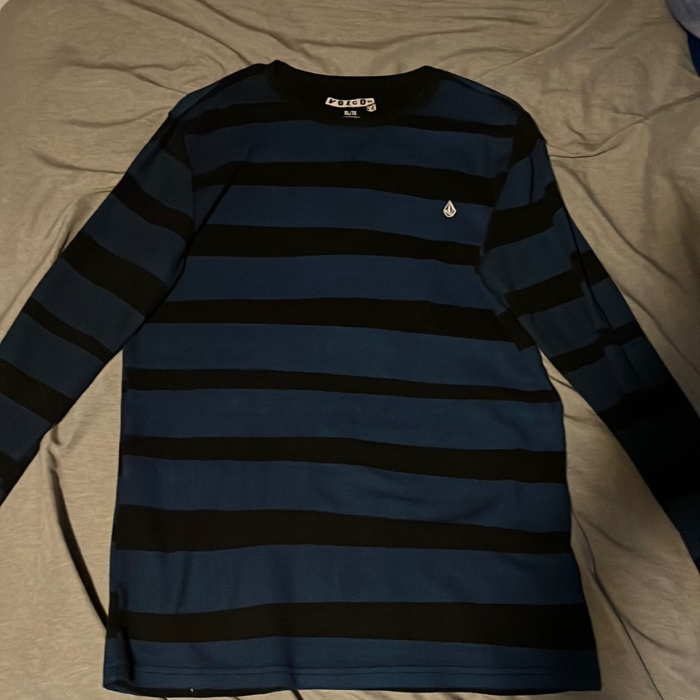 Volcolm striped shirt